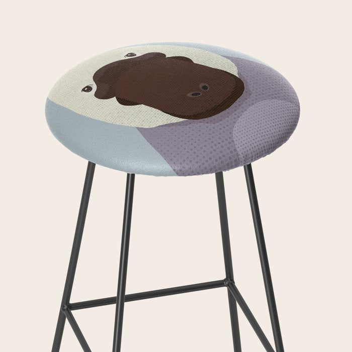 Whimsy Platypus, Animal Portrait Stool Gallery Image 2