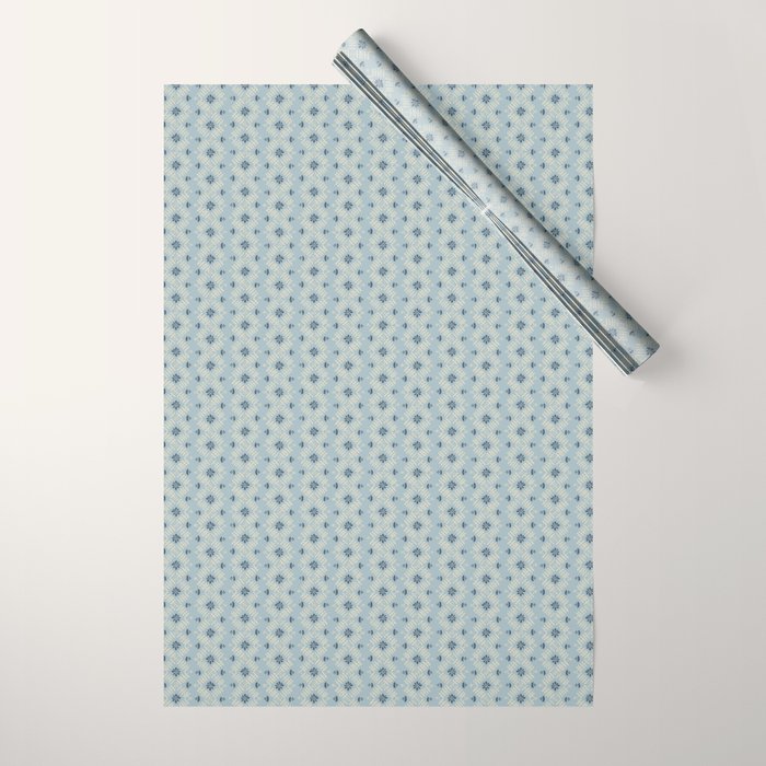 Blue Diamond  Wrapping Paper Gallery Image 1