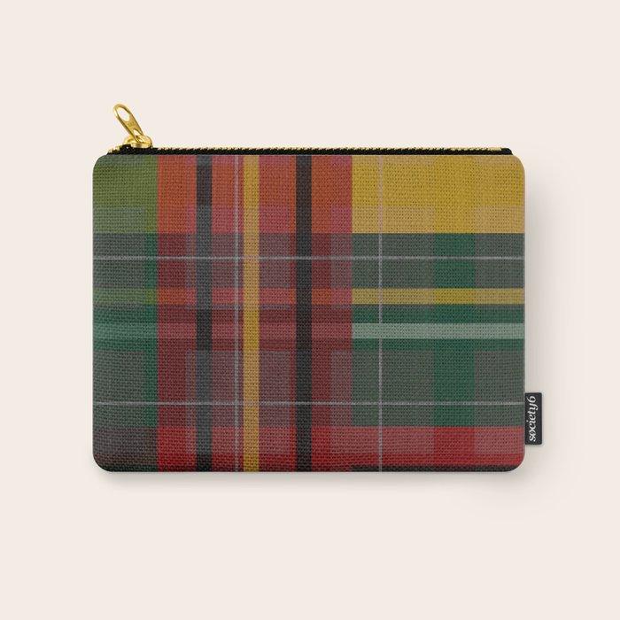 Plaid Lines Carry All Pouch Gallery Image 1