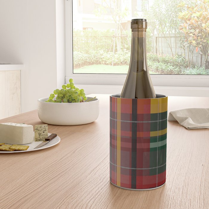 Plaid Lines Wine Chiller Gallery Image 4