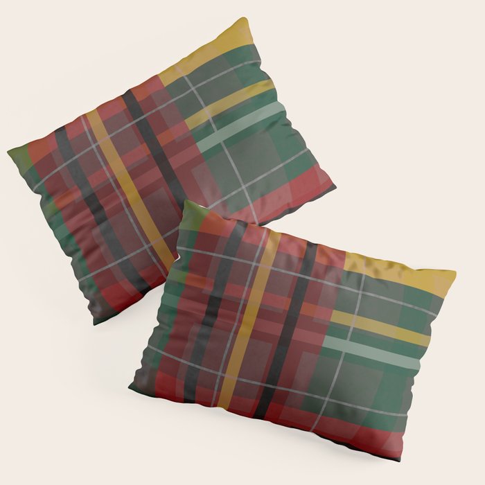 Plaid Lines Pillow Sham Gallery Image 3