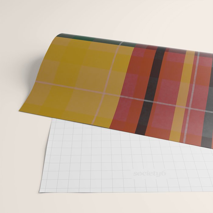 Plaid Lines Wrapping Paper Gallery Image 2