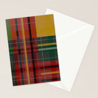 Plaid Lines Stationery Card Gallery Image 2