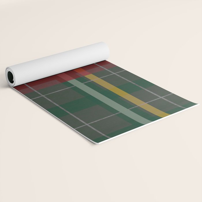 Plaid Lines Yoga Mat Gallery Image 2