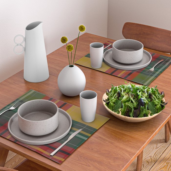 Plaid Lines Placemat Gallery Image 2