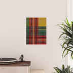 Plaid Lines Poster Gallery Image 2