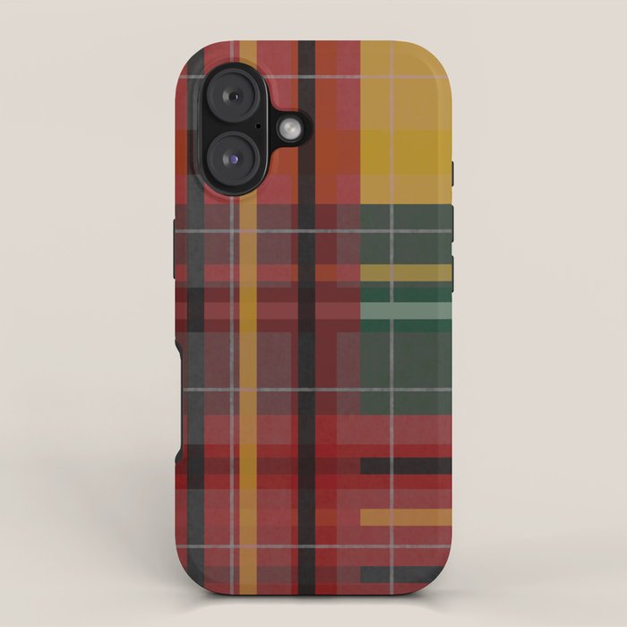 Plaid Lines iPhone Case Gallery Image 1