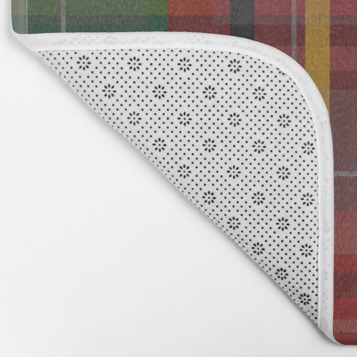 Plaid Lines Bath Mat Gallery Image 2
