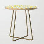Wonderful bold dots yellow and mint Side Table Gallery Image 1