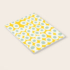 Wonderful bold dots yellow and mint Notebook Gallery Image 3