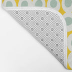 Wonderful bold dots yellow and mint Bath Mat Gallery Image 2