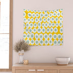 Wonderful bold dots yellow and mint Wall Tapestry Gallery Image 2