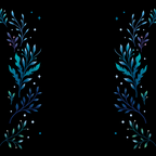 Moonlight Garden - Blue Coffee Mug Gallery Image 2