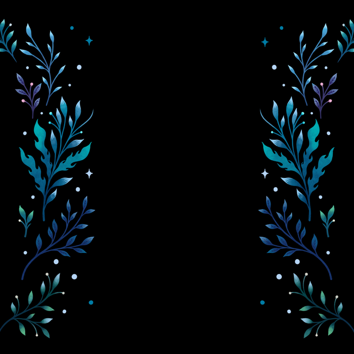 Moonlight Garden - Blue Coffee Mug Gallery Image 2