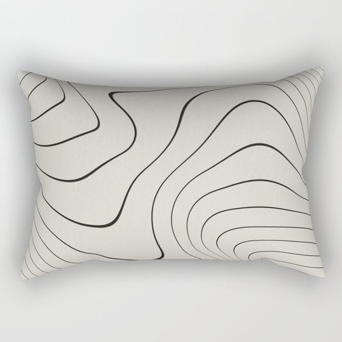 Line Distortion #2 Rectangular Pillow Gallery Image 2