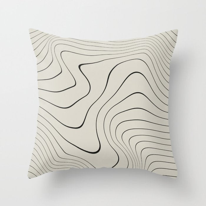 Line Distortion #2 Throw Pillow Gallery Image 6