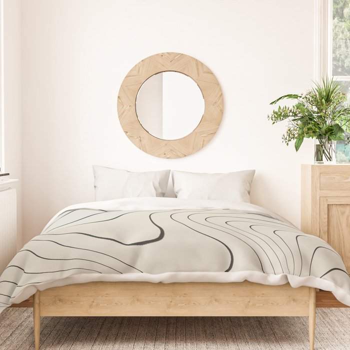 Line Distortion #2 Duvet Cover Gallery Image 3