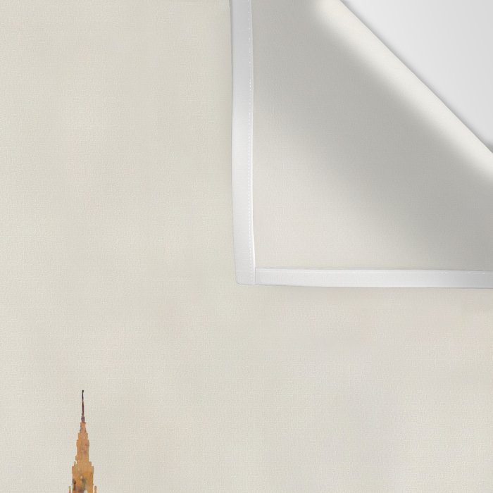cleveland ohio skyline Wall Tapestry Gallery Image 3