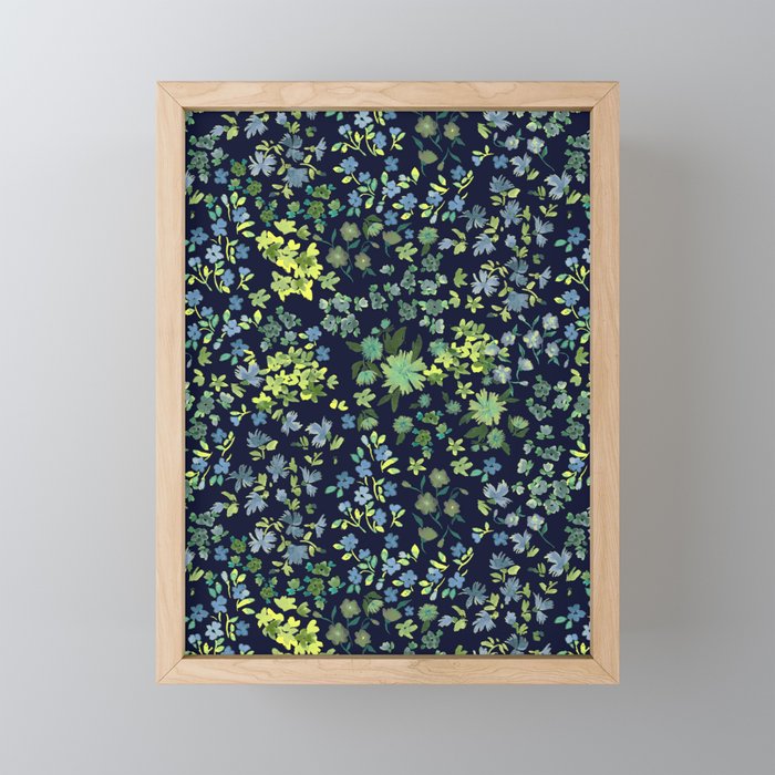 Botanical Night Bloom Mini Art Print Gallery Image 1