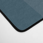 Minimal Retro Sunset Sunrise - Nautical Ocean Blue Desk Mat Gallery Image 4