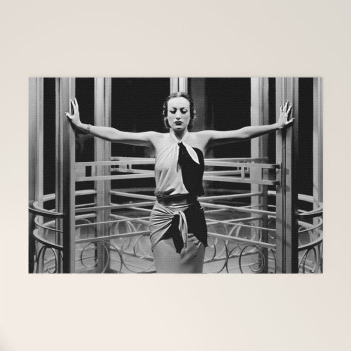 Joan Crawford, Hollywood Starlet Grand Hotel black and white photograph / art photography Welcome Mat Gallery Image 1