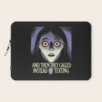 The horror of a phone call Laptop Sleeve Gallery Image 1