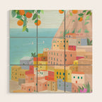 Amalfi Coast, Italy Wood Wall Art Gallery Image 1
