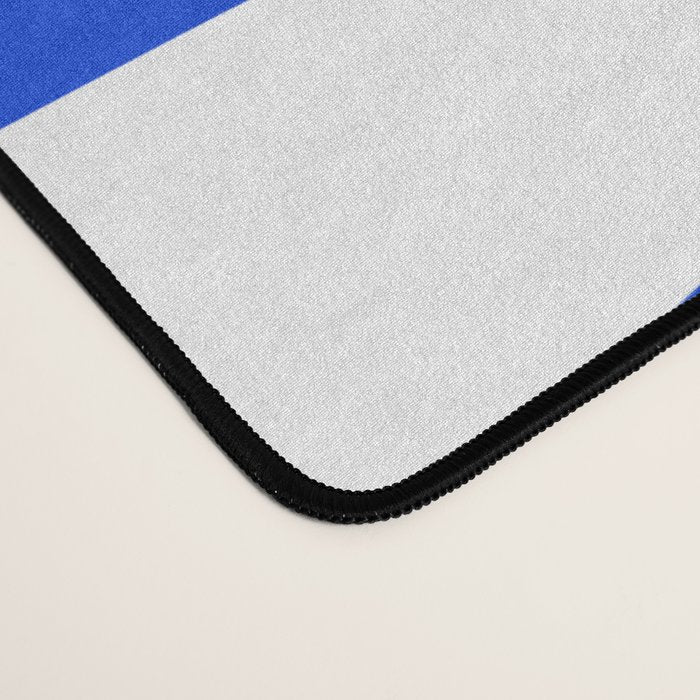 Blue Abstract Mid-Century Modern Palm Springs Minimal Pattern Desk Mat Gallery Image 4