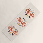 A Pair Of Festive Birds Yoga Mat Gallery Image 1