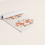 A Pair Of Festive Birds Yoga Mat Gallery Image 2