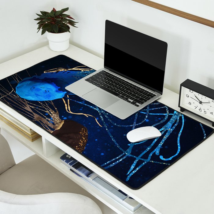 Metallic Jellyfish IV Desk Mat Gallery Image 2
