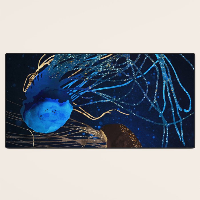 Metallic Jellyfish IV Desk Mat Gallery Image 3