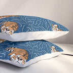 Tigers in the water Pillow Sham Gallery Image 3