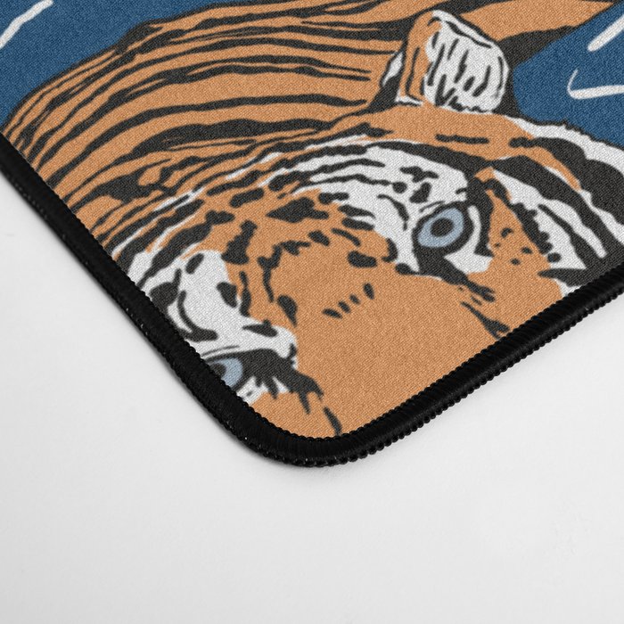 Tigers in the water Desk Mat Gallery Image 4