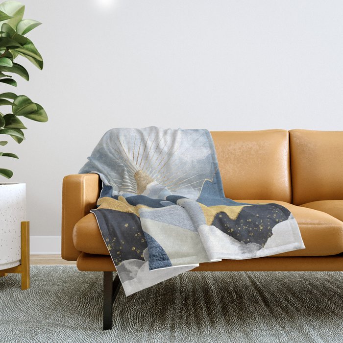 Bright Future II Throw Blanket Gallery Image 1
