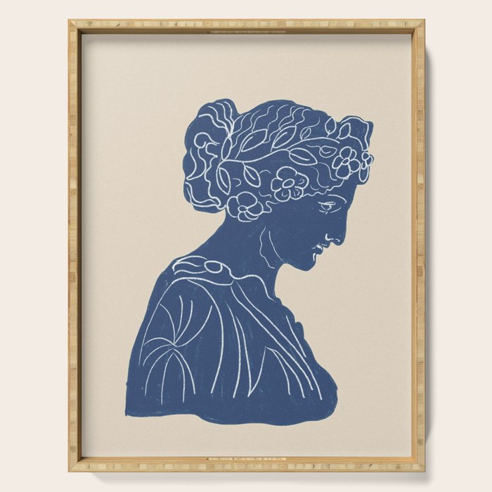 Ancient Godess #2 Serving Tray Gallery Image 1