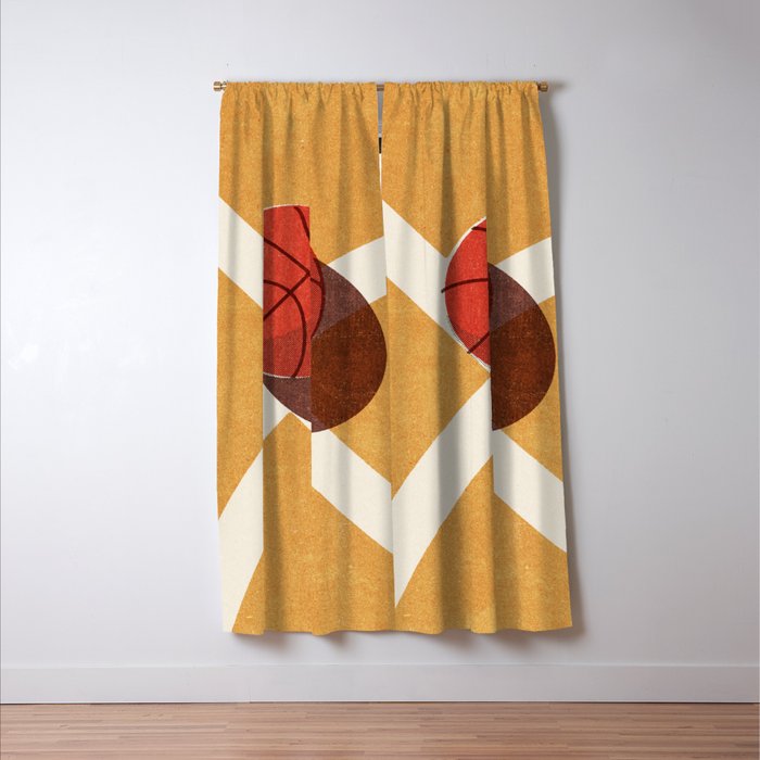 BALLS / Basketball (Indoor) Window Curtain Gallery Image 3