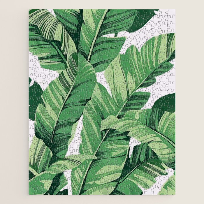Tropical banana leaves V Jigsaw Puzzle Gallery Image 1