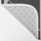 Modern Abstract Minimal Shapes 63 Bath Mat Gallery Image 2