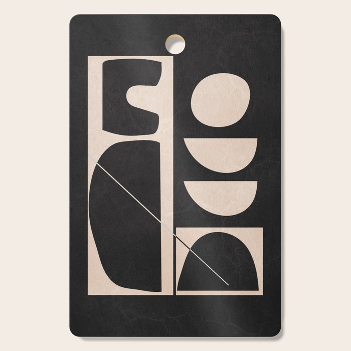 Modern Abstract Minimal Shapes 63 Cutting Board Gallery Image 1