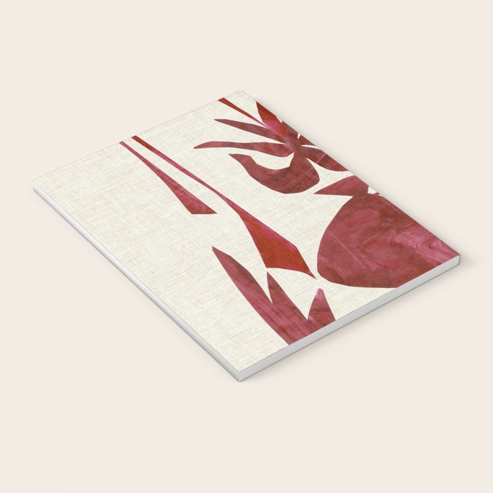 Crimson Dream In Cream Notebook Gallery Image 3