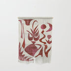 Crimson Dream In Cream Wall Hanging Gallery Image 1