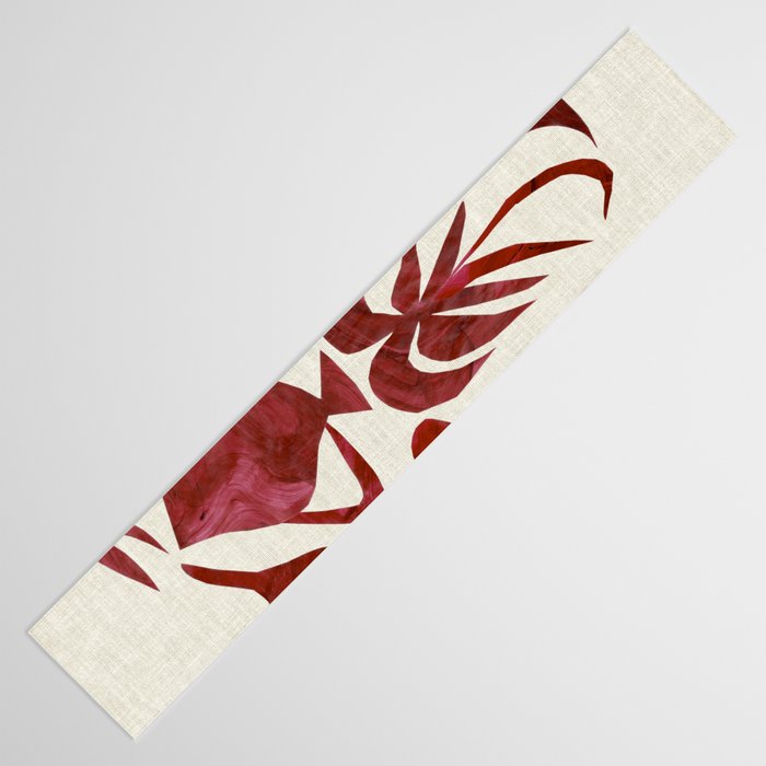 Crimson Dream In Cream Table Runner Gallery Image 3