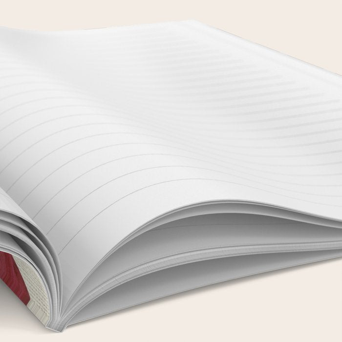 Crimson Dream In Cream Notebook Gallery Image 2