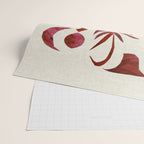 Crimson Dream In Cream Wrapping Paper Gallery Image 2