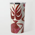 Crimson Dream In Cream Travel Mug Gallery Image 1