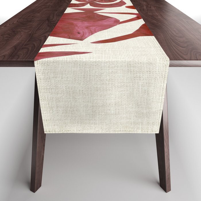 Crimson Dream In Cream Table Runner Gallery Image 1