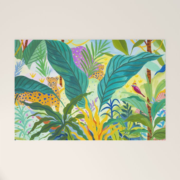 Paradise Jungle Welcome Mat Gallery Image 1