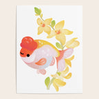 Ranchu and Forsythias Poster Gallery Image 4