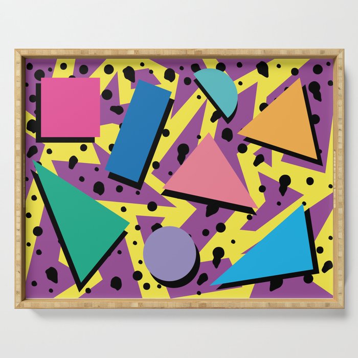Memphis Pattern 21 - 80s / 90s Retro Serving Tray Gallery Image 1
